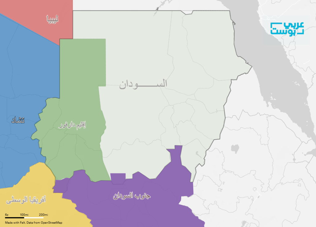 الدول المحيطة بدارفور